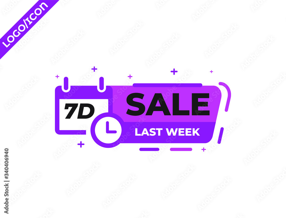 time for sale Vector collection of red and blow tags with text