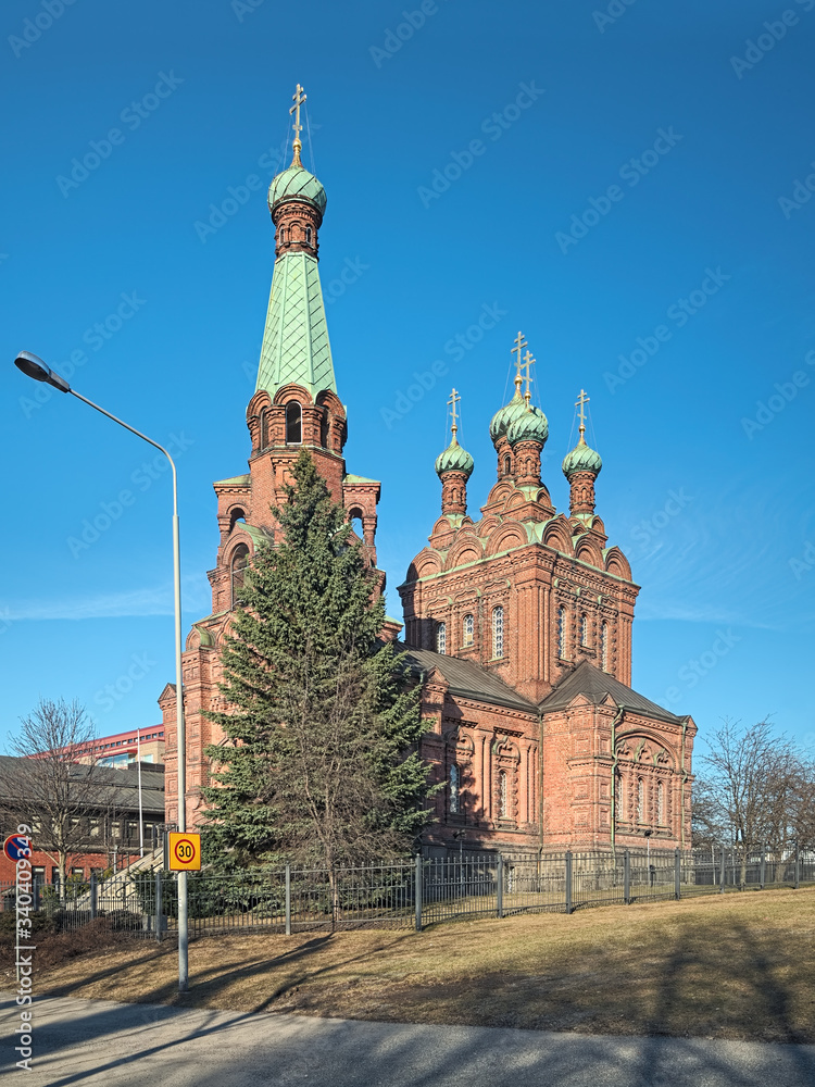 Φωτογραφία Orthodox Church of the Saint Alexander Nevsky and the Saint Nicholas in Tampere, Finland