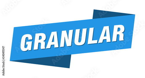 granular banner template. granular ribbon label sign
