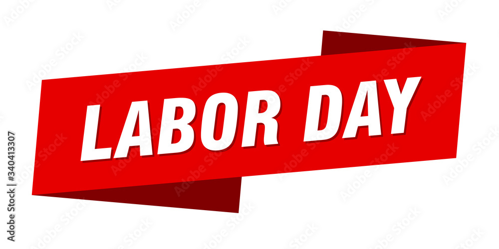 labor day banner template. labor day ribbon label sign labor day banner template. labor day ribbon label sign