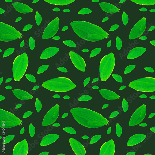 abstract leaves illustration.seamless pattern