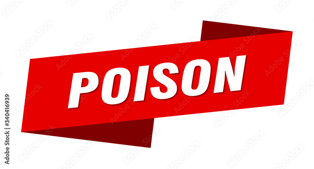 poison banner template. poison ribbon label sign poison banner template. poison ribbon label sign