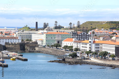 Harbor of Ponta Delgado, Sao Miguel Island, Azores, Portugal,  © Wayne