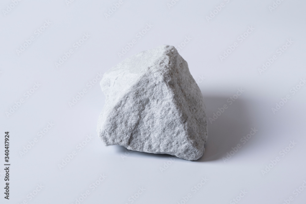 Fototapeta premium Nature stone on a white background.