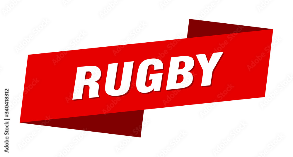 rugby banner template. rugby ribbon label sign rugby banner template. rugby ribbon label sign