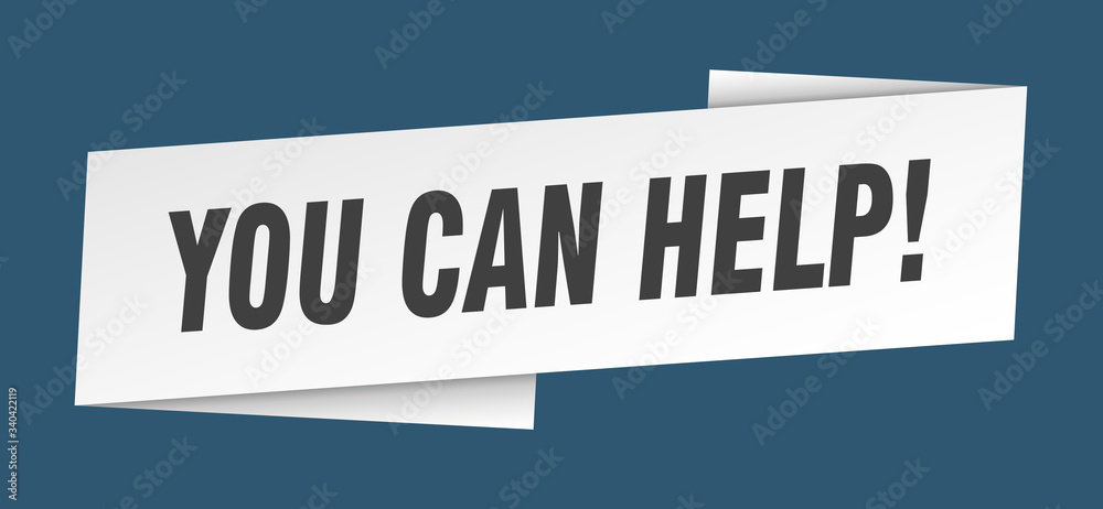 you can help banner template. you can help ribbon label sign