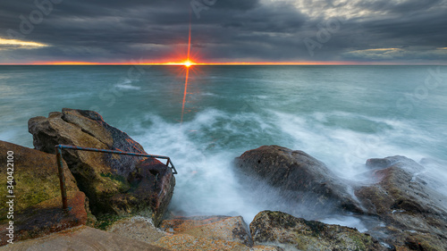 Canvas Print Vico Bathing Place, 
This pool is situated at the outdoor Vico bathing area on the coast at Dalkey - Killiney Dublin