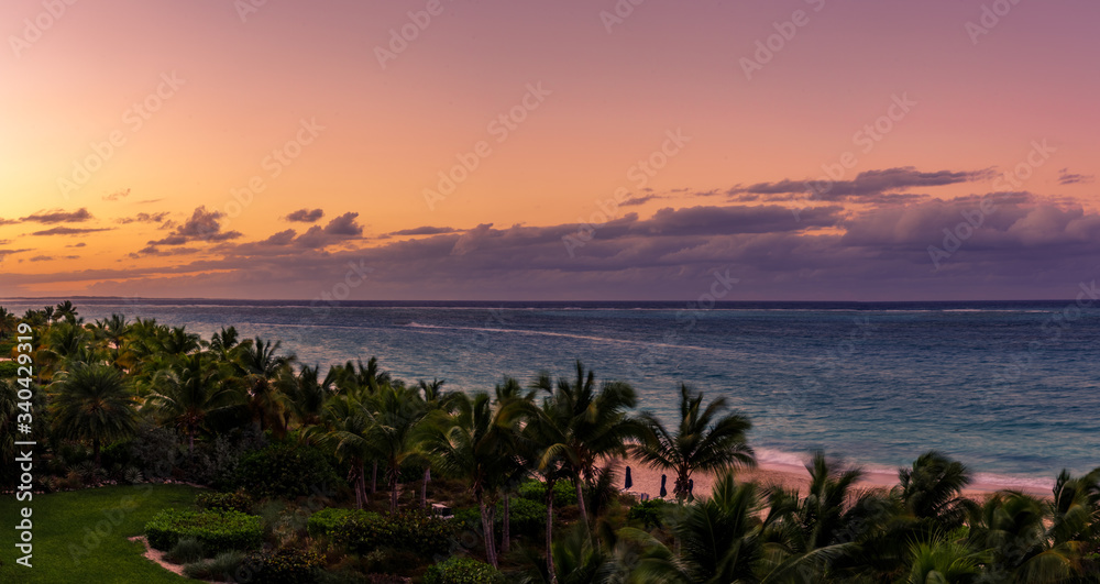 Sunrise over Grace Bay, Turks and Caicos