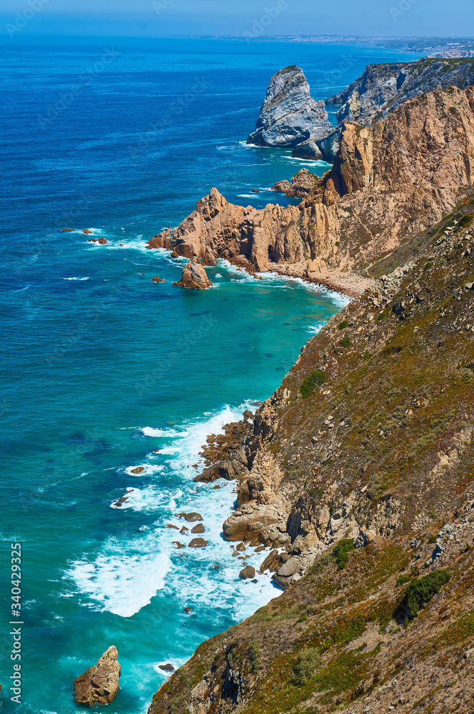 Cliffs at the Sintra-Cascais Natural Park in Portugal Cliffs at the Sintra-Cascais Natural Park in Portugal