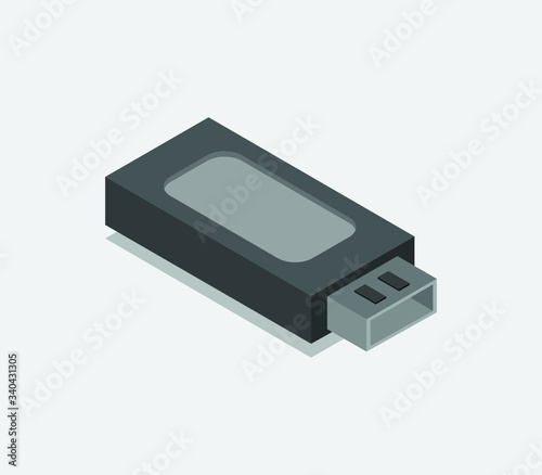 isometric usb drive