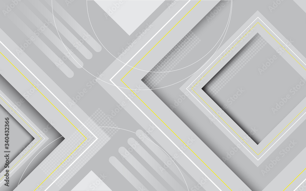 Naklejka premium abstract 3d geometric space concept design 