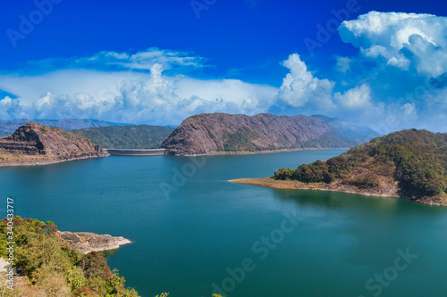Beautiful View of the Idukki Dam and its surroundings