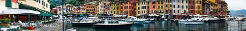 Port in Portofino City in Italy 