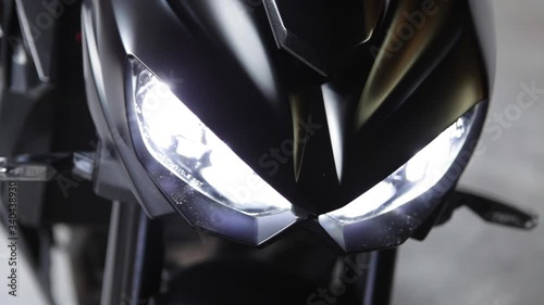 Details on motorcycle led lights on