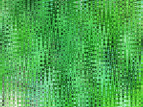Quadro su tela Abstract bright green digital modern impressionist artwork
