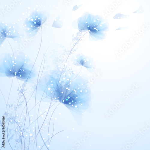 vector background with Flowers