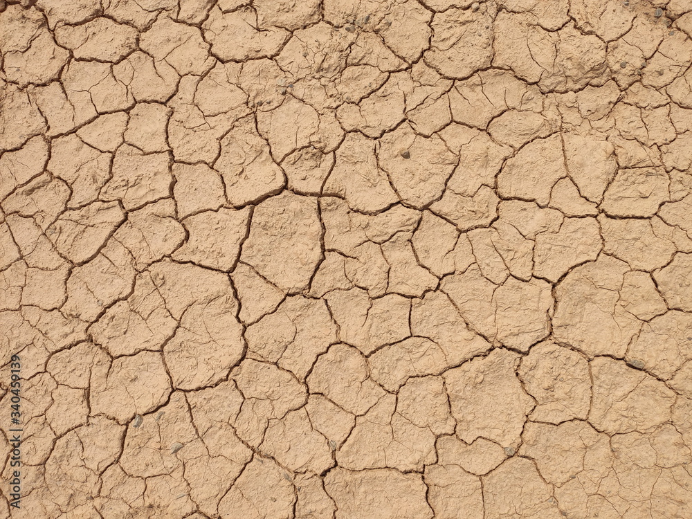 texture of dried cracked soil during hot season texture of dried cracked soil during hot season