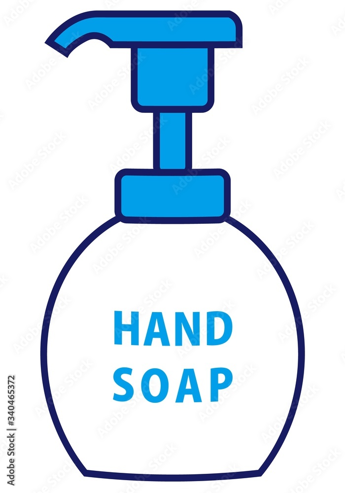 Obraz premium ハンドソープのイラスト
