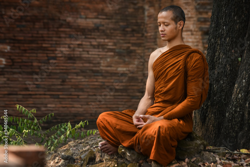 Photography Vipassana meditation It is the activity of the monks that must be done in Buddhism