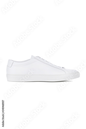 New white sneakers, side view