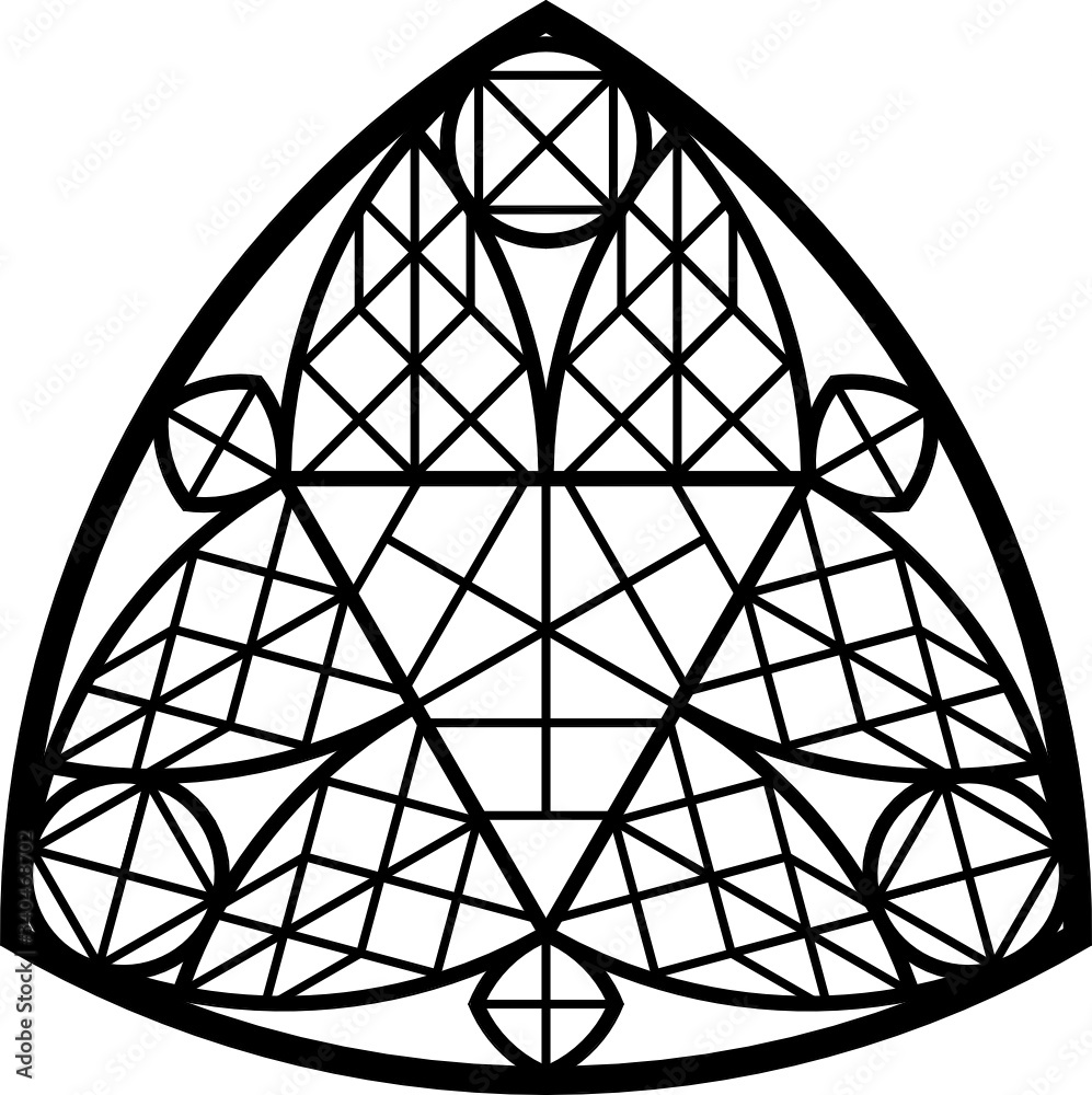 Rose Window, Fig. 11, triangular 2, square 1 Rose Window, Fig. 11, triangular 2, square 1
