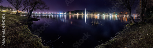 Fotografia panorámica al lago. photo