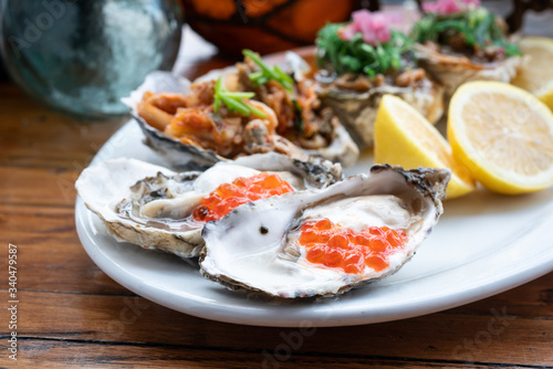 Oysters On Half Shell