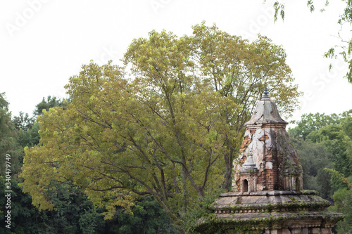 Temple in the Himalayas in Asia