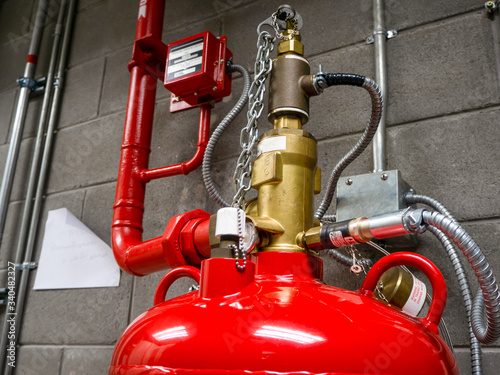 FM200 Gas Flooding System, Gas Suppression System in Data Center Room