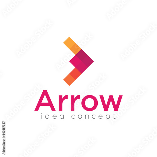 Free Download Creative Arrow Concept Logo Design Template - GFXLoad