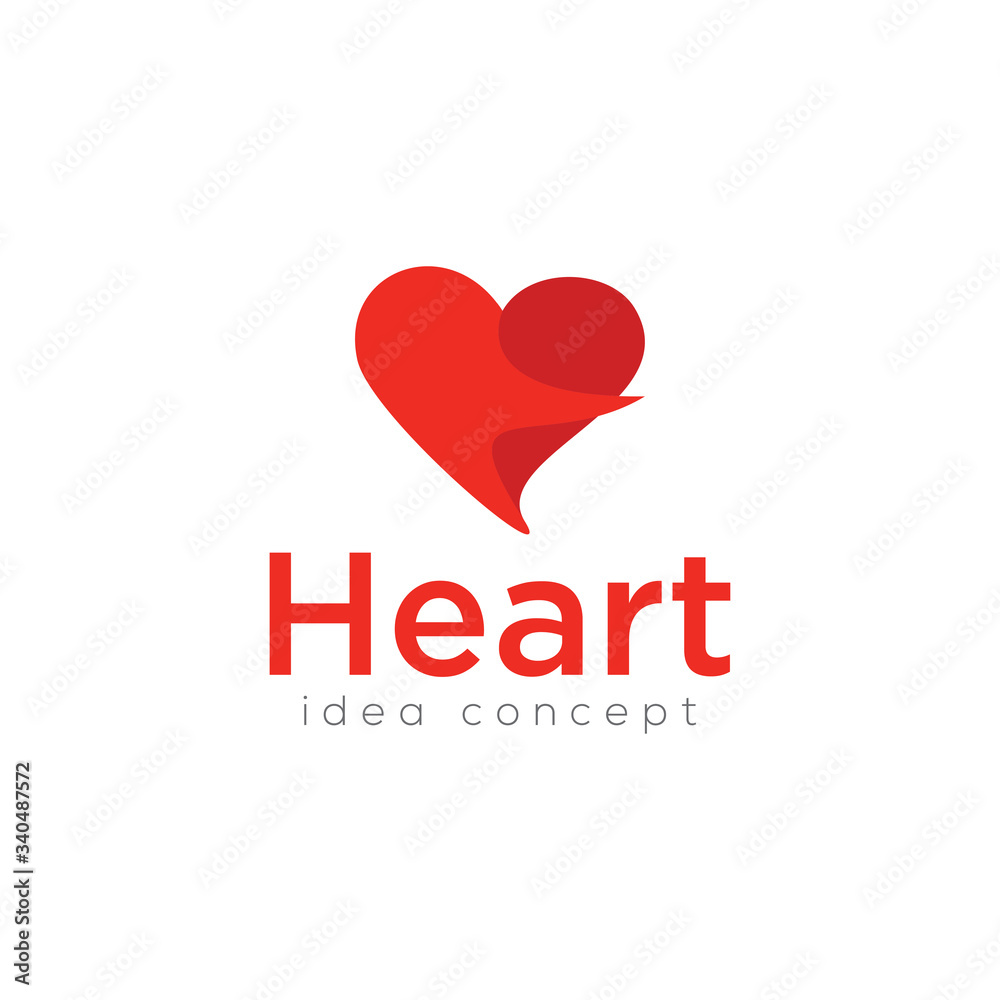 Creative Heart Concept Logo Design Template Creative Heart Concept Logo Design Template