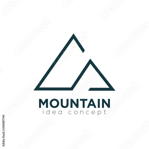 Free Download Mountain Logo Design Template - GFXLoad