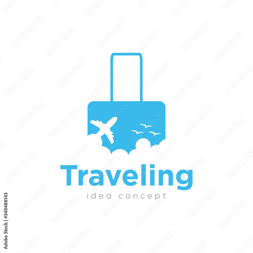 Creative Travel Concept Logo Design Template Creative Travel Concept Logo Design Template