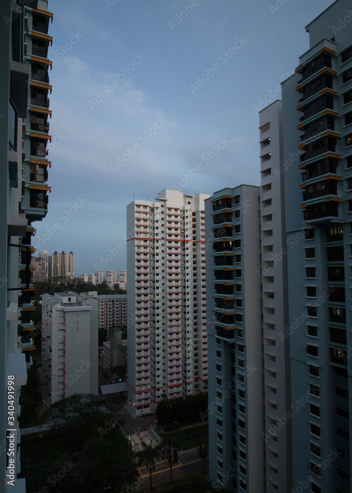 Fototapeta premium neighborhood view