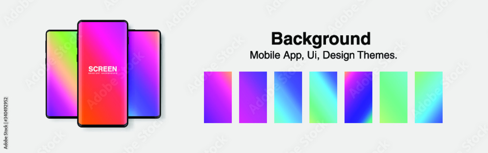 Set background for smartphones and mobile phones