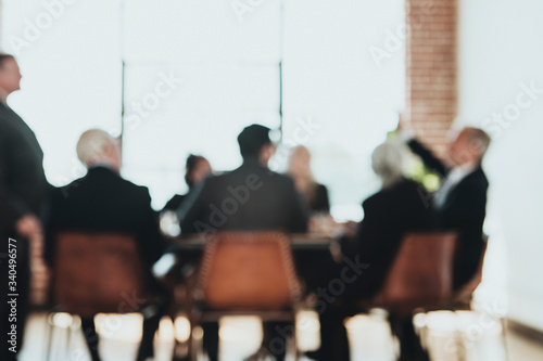 Diverse corporate team people in a meeting photo