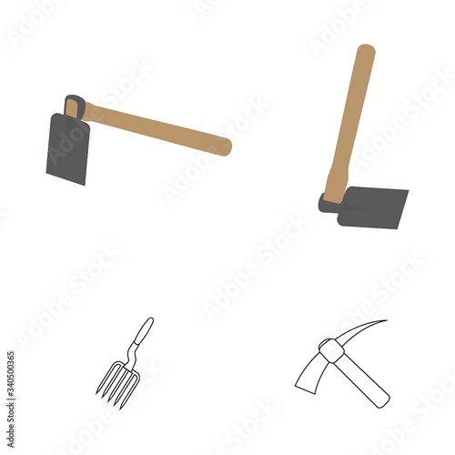gardening tool logo