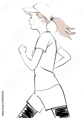 女性_ランナー