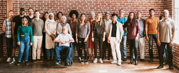 Community of diverse people