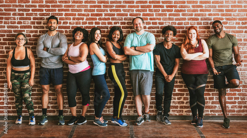 Fototapeta Naklejka Na Ścianę i Meble -  Diverse healthy and active people