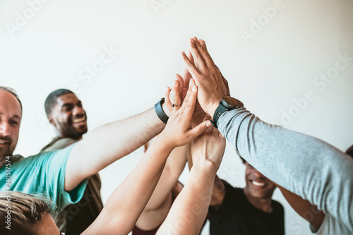 Fototapeta Naklejka Na Ścianę i Meble -  Active people teamwork