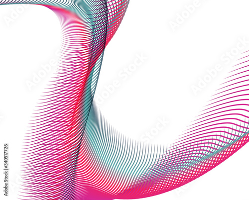 Abstract background blend wave line design for Wallpaper, Banner, Background, Card, Book Illustration, landing page
