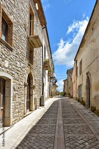 A small road between the old houses of Buonalbergo, a village in the province of Benevento © Giambattista