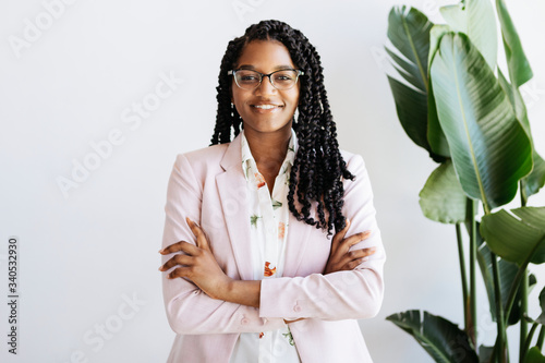 Confident African businesswoman photo