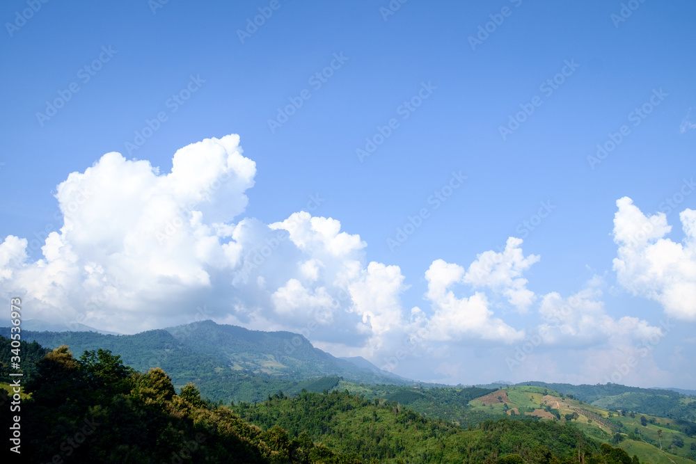 Traveling to see the sea of mist and sunrise in the morning at the view of Phu Lanka, Phayao Province, Thailand Traveling to see the sea of mist and sunrise in the morning at the view of Phu Lanka, Phayao Province, Thailand