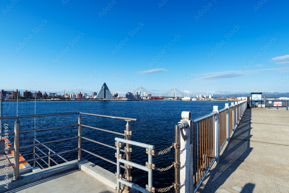 Obraz premium 【青森ベイエリア】青森駅周辺ベイエリアはプロポーズの聖地