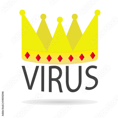 Vector illustration of covid-19. Coronavirus