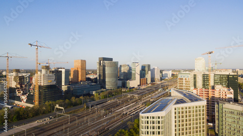 Photography Aerial view on the Zuid As district in Amsterdam