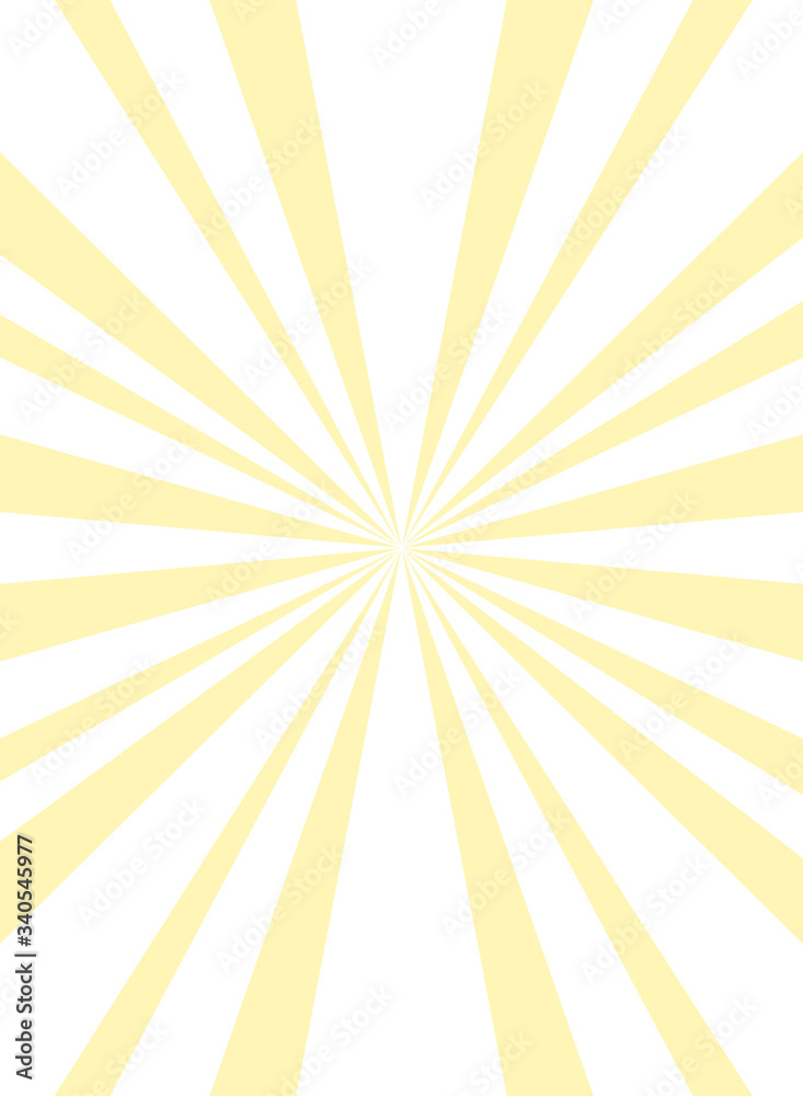 Sunlight abstract background. Bright yellow color burst background. Vector illustration.