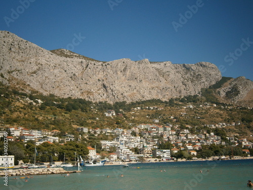 Küstengebirge in Omis Kroatien